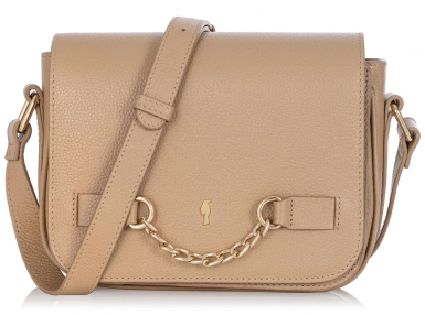 Sac bandoulière en cuir pour femme.