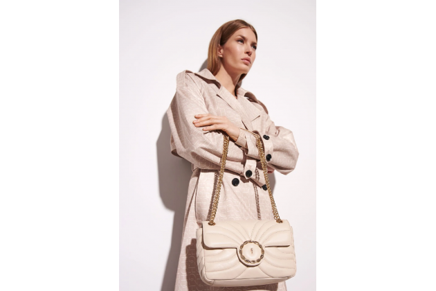 Sac matelassé en cuir pour femme