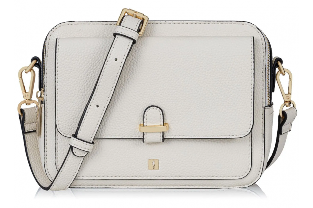 Sac à main beige pour femme avec une poche