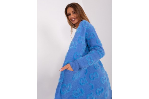 Long gilet Femme - bleu