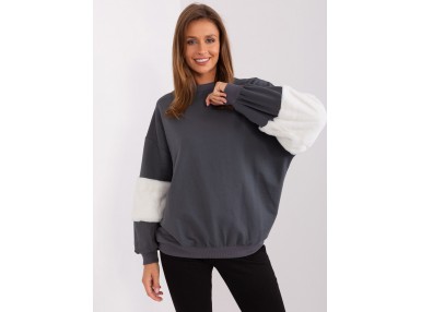 Sweat-shirt col rond - graphite