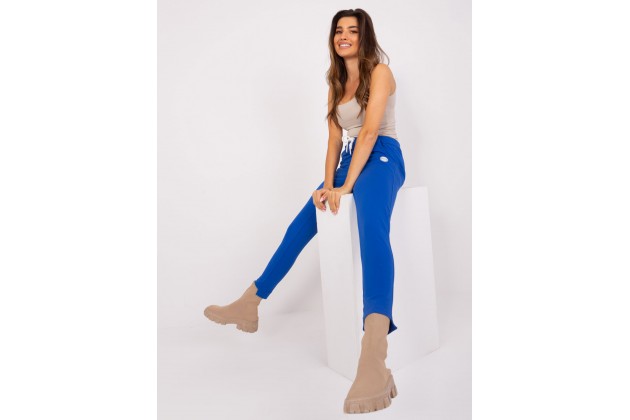 Jogger d'ensemble en coton -  bleu cobalt