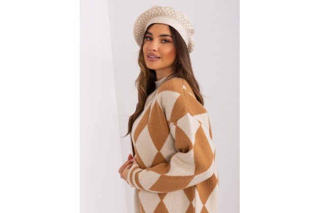 Casquette beige clair