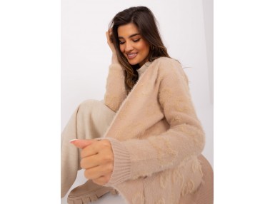 Long gilet Femme - beige