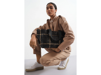 Sac shopping en cuir pour femme