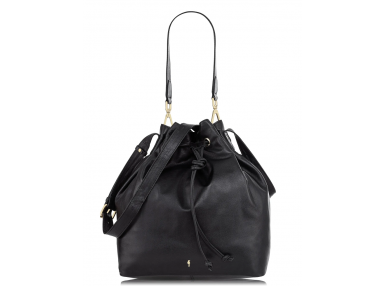 Sac polochon en cuir pour femme