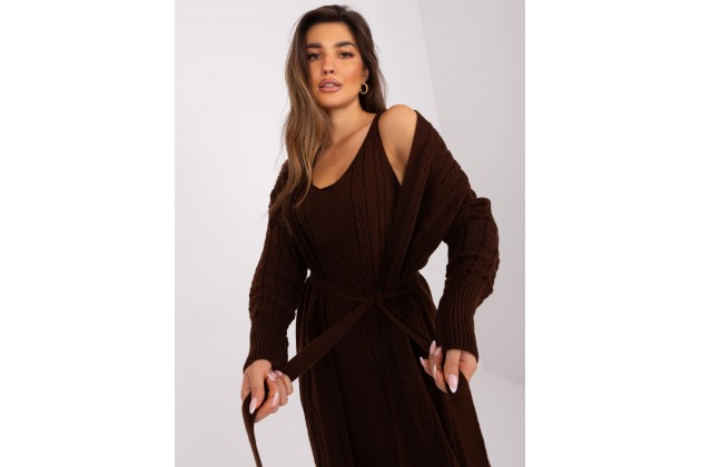 Ensemble marron foncé