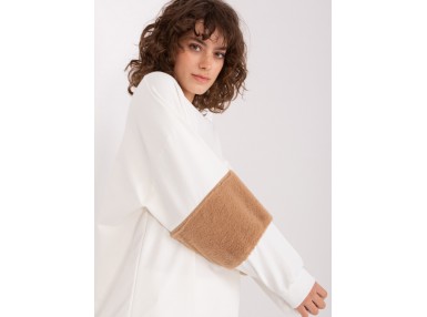 Sweat-shirt col rond - écru