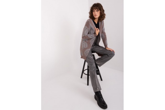 Long gilet Femme - marron foncé