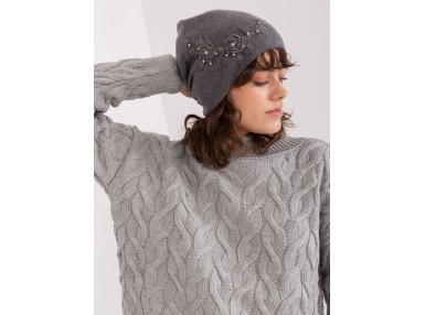 Casquette gris foncé