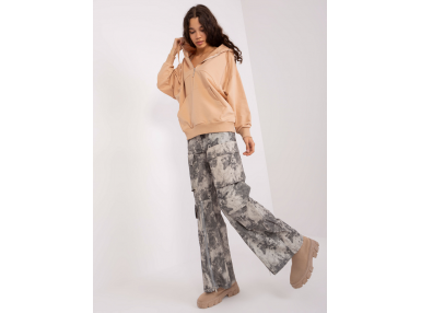 Sweat-shirt à capuche Femme - camel