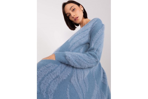 Long gilet Femme - bleu