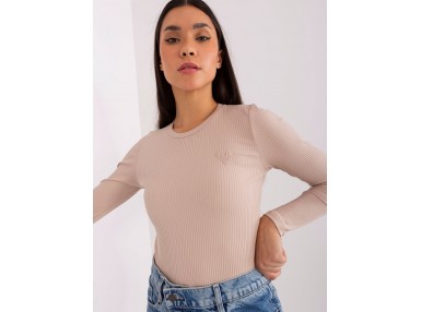 T-shirt en coton - beige