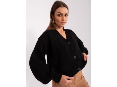 Gilet col V d'un - noir
