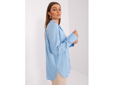 Chemise classique pour femme - bleu