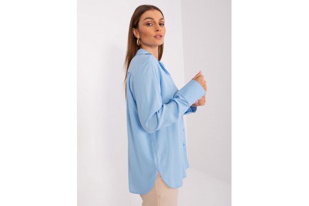 Chemise classique pour femme - bleu