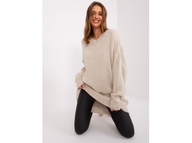 Pull oversize - beige clair