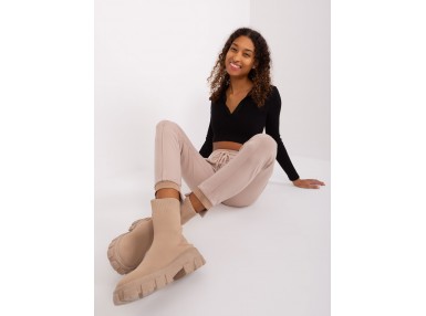 Pantalon de jogging - beige clair