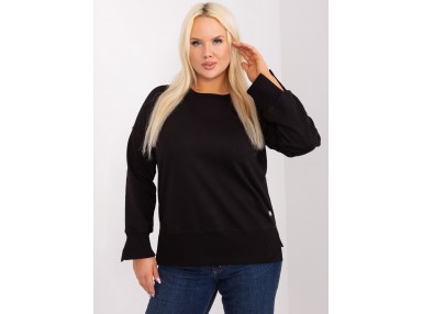 Sweat-shirt col rond - noire