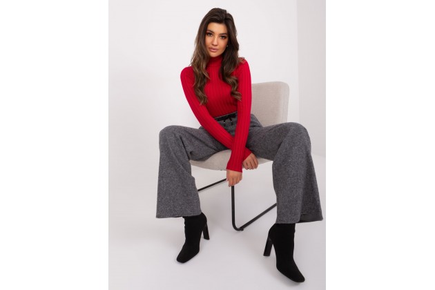 Pantalon ample élégant - gris