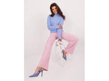 Pantalon ample élégant - rose clair