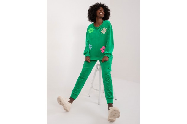 Ensemble avec sweat et pantalon - vert