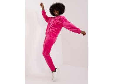 Ensemble avec sweat et pantalon - fuchsia