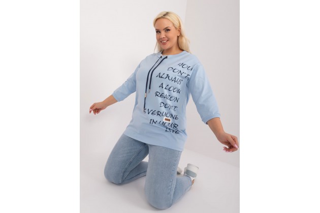 Sweat-shirt - bleu clair