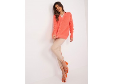 Cardigan - corail