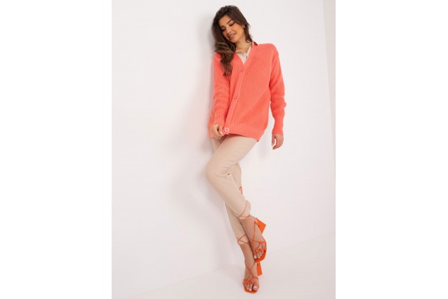 Cardigan - corail