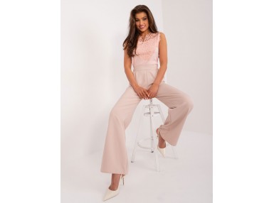 Pantalon ample élégant - beige
