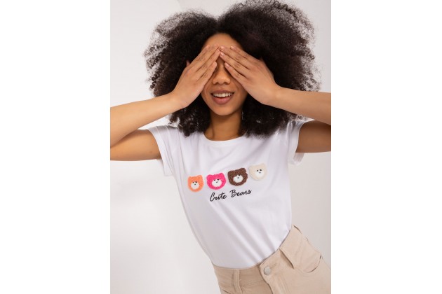 T-shirt en coton - blanc