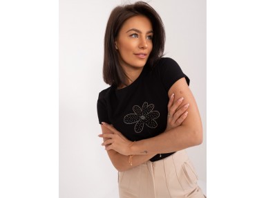 T-shirt en coton - noir