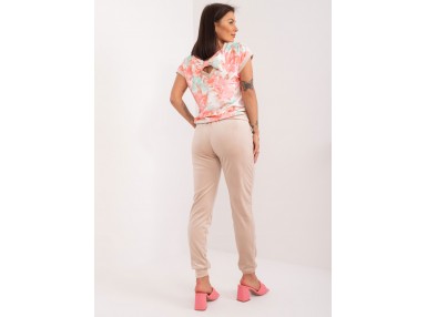 Ensemble avec t-shirtet pantalon - beige