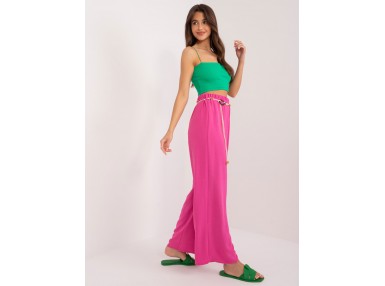 Pantalon ample élégant - fuchsia