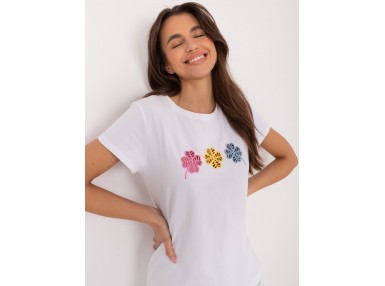 T-shirt en coton - blanc