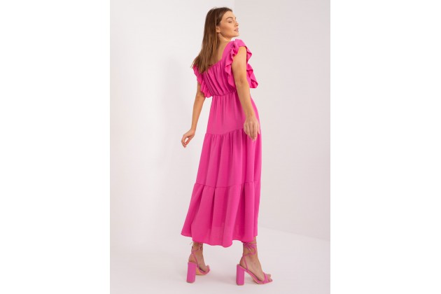Robe longue ample - rose