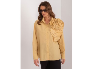 Chemise en coton - jaune