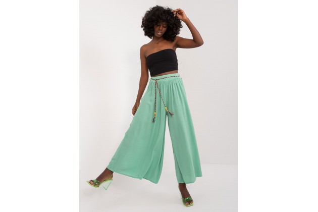 Pantalon large - vert clair