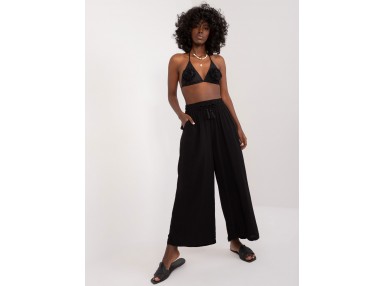 Pantalon large - noir