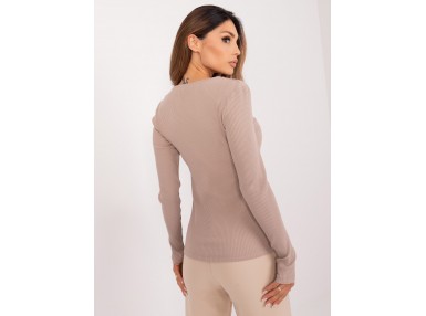 T-shirt en coton - beige foncé