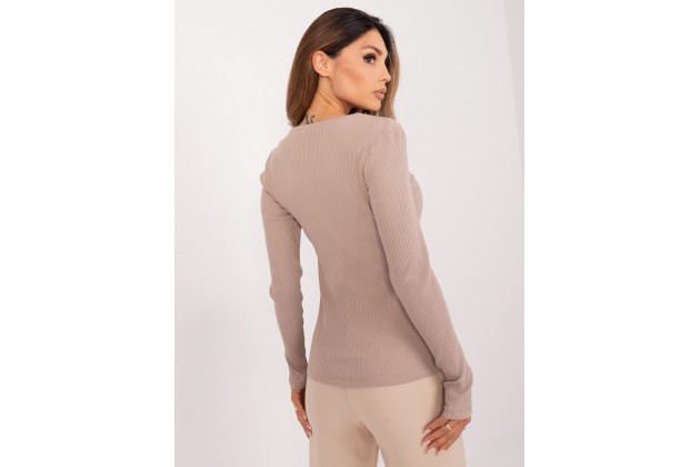 T-shirt en coton - beige foncé