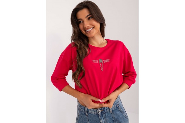 T-shirt en coton - rouge