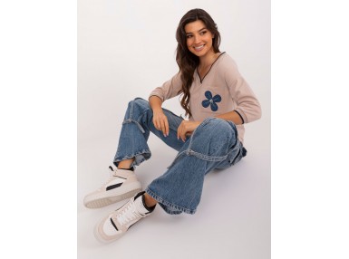 T-shirt en coton - beige