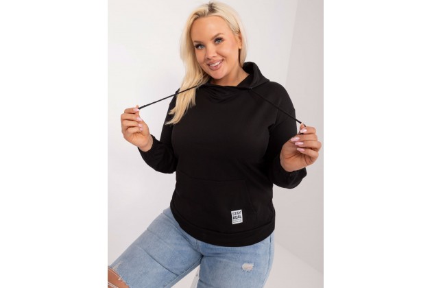 Sweat à capuche femme - noir