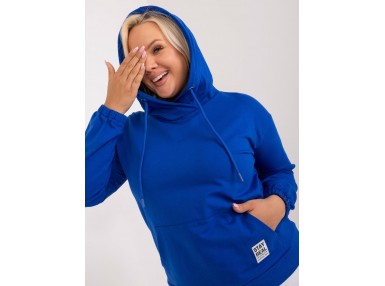 Sweat à capuche femme - cobalt