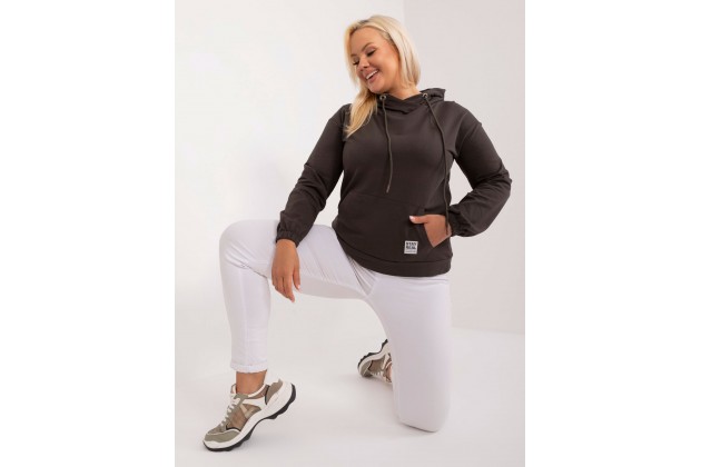 Sweat à capuche femme - kaki