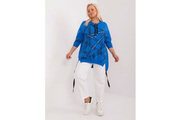 Tunique en coton - bleu