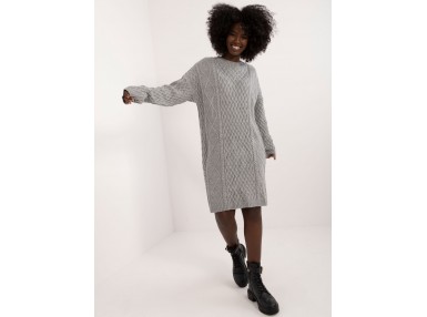 Robe tunique courte - gris