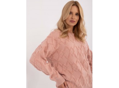 Pull en maille - rose clair